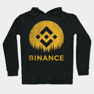 Vintage Binance BNB Coin To The Moon Crypto Token Cryptocurrency Wallet HODL Birthday Gift For Men Women Hoodie